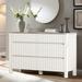 Wade Logan® Benica 6 - Drawer Dresser Wood in Brown/Gray/White | 31.5 H x 47.2 W in | Wayfair 817EA731518147BB8810D3C3758B2037