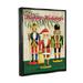 The Holiday Aisle® Happy Holidays Nutcrackers Framed Floater Canvas Wall Art Design By Paul Brent Canvas | 21 H x 17 W x 1.7 D in | Wayfair