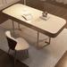 17 Stories Vandella 2 Piece Rectangulard Desk & Chair Set Office Set w/ Chair Wood/Metal in Brown | 29.53 H x 59.06 W x 23.62 D in | Wayfair