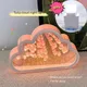 Veilleuse LED nuage tulipe bricolage ornements de chambre de fille cadre photo créatif miroir
