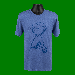 Weber Grills Limited Edition Modern Sketch Kettle T-Shirt | Blue | Size Medium