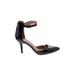 Mia Heels: Pumps Stilleto Cocktail Black Print Shoes - Women's Size 8 1/2 - Pointed Toe