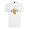 T-Shirt MISTERTEE "MisterTee Herren Orangerie Tee", Herren, Gr. 3XL, weiß, 100% Baumwolle, bedruckt, casual, regular fit, U-Boot-Ausschnitt, Kurzarm, Shirts