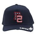 Navy Cotton American Baseball Cap