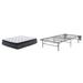 Signature Design by Ashley Limited Edition Pillowtop White/Gray 2-Piece Twin Mattress Package