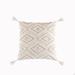 Wholelinens Boho Cotton Tufted Embroidered Throw Pillow Cover