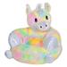 Rainbow Unicorn Toddler Chair Plush Character Kids Chair Comfy Furniture Pillow Chair for Boys and Girls, 21 x 19 x 19 inches