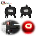 Lente fumé LED rosso/bianco riflettore paraurti posteriore luci fendinebbia con luci di retromarcia di Backup per Jeep Renegade 2015 ~ 2019
