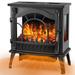 Electric Fireplace Heater, 1000/1500W Electric Fireplace with Realistic Flames Effect, ETL Certificated Overheating Protection