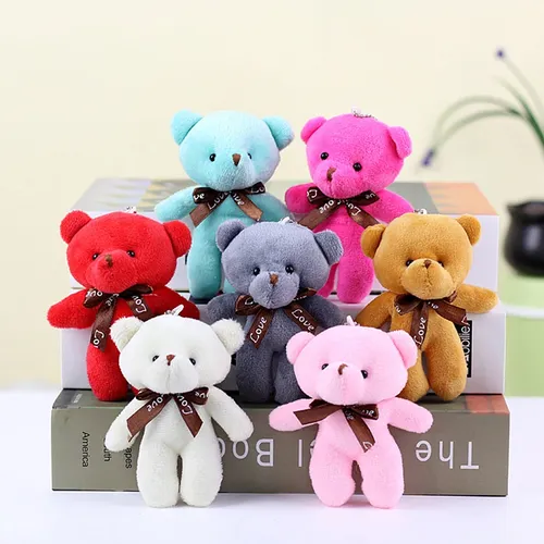 Bär Plüschtiere Mini Teddybär Puppen Spielzeug Bär Anhänger Kostüm kreative Anhänger Party Hochzeit