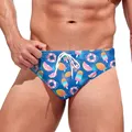 Slip da bagno da uomo Quick Dry Summer Print costume da bagno pantaloncini da bagno slip da bagno