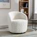 360 Degree Swivel Modern Barrel Accent Arm Chair