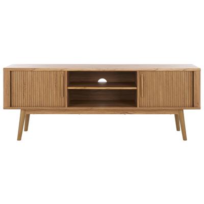 SAFAVIEH Aphra 2-Door 2-Shelf Entertainment Media Stand (Fits up to 65