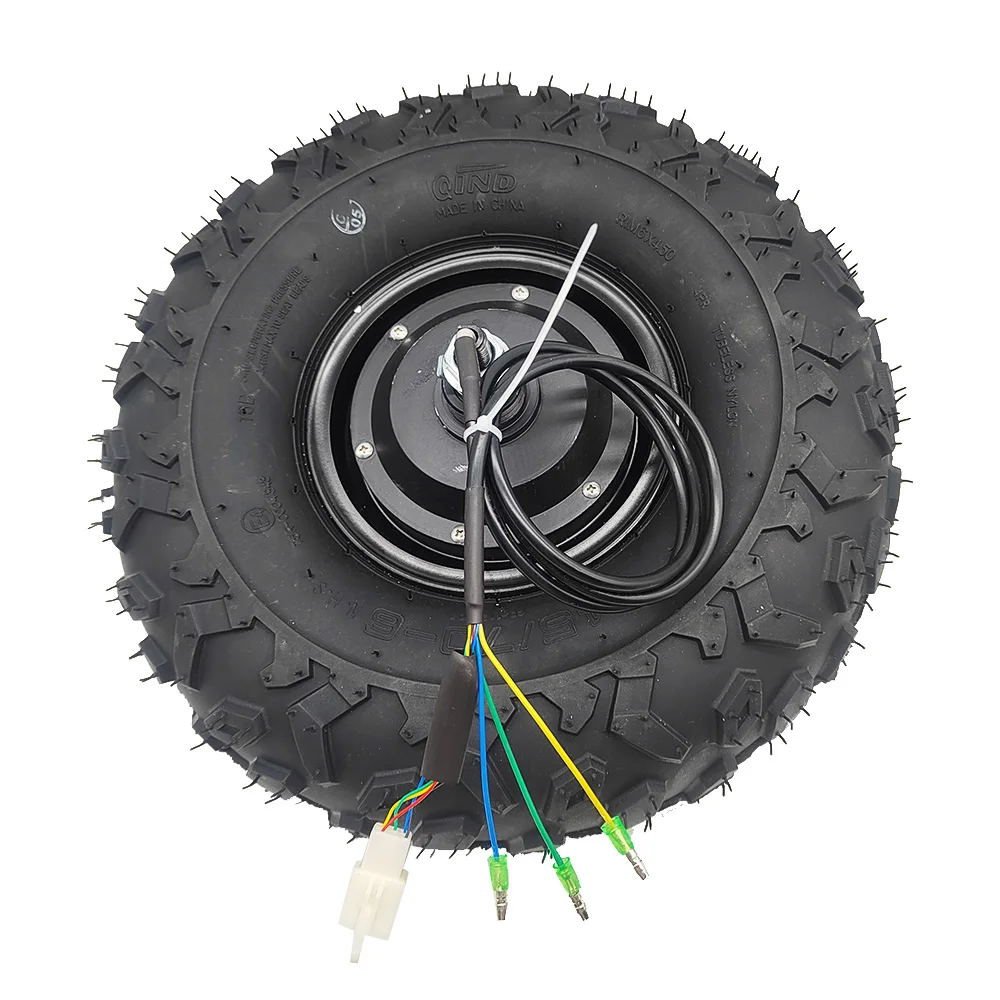 24V 36V 48V 350W 500W All Terrain Elektrische Schubkarre Motor Motor Off Road Rauer Reifen 14,5 Zoll Rad Image