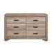 Dresser w Black Hardware Bedroom Furniture Rustic Contemporary Design