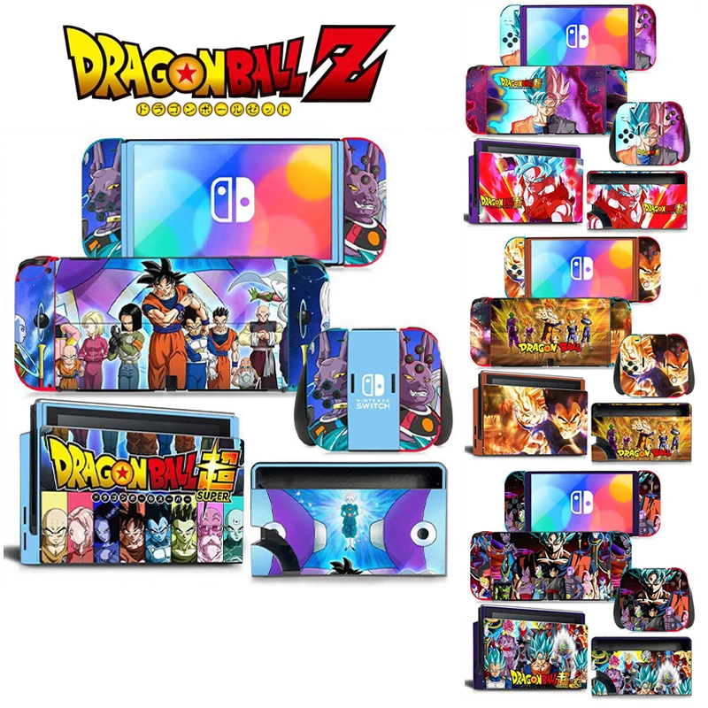 Dragon Ball Switch Skin Aufkleber Cover für Nintendo Switch Oled Schutzhülle Konsolen Controller Bunte Schutzfolie Image