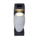 24" H Contemporary Vase Water Fountain W/Warm White LED