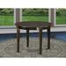 East West Furniture Boston Round Kitchen Dining Table for Small Spaces, 42x42 Inch, (Finish Options)