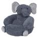 Elephant Toddler Chair Plush Character Kids Chair Comfy Furniture Pillow Chair for Boys and Girls, 21 x 19 x 19 inches