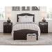 Warren Platform Bed with Footboard and 2 Storage Drawers