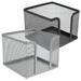 2pcs Note Paper Boxes Notepad Containers Memo Pad Boxes Office Memo Pad Containers for Desk