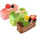 3pcs Artificial Dessert Photo Props Realistic Fake Cake Model PU Baking Model Prop