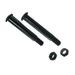 BESHOM 1Pair Treadmill Pedal Bolt With Nut for Exercise Bikes Fan Bike Gym Accessories