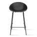 2xhome Mid-Century Modern BarStool Metal Frame with Breathable Perforated Egg Shaped Seat for Indoor/Outdoor Use