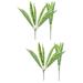4 pcs Artificial Snake Plant Fake Sansevieria Artificial Potted Plants for Indoor Outdoor