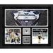 Vegas Golden Knights vs. Seattle Kraken 2024 NHL Winter Classic Framed 20" x 24" Three-Photo Collage with Game-Used Ice - Limited Edition of 500