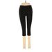 Victoria's Secret Pink Active Pants - Mid/Reg Rise Skinny Leg Cropped: Black Activewear - Women's Size Small