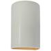 Ambiance 12 1/2" High White Cylinder LED Outdoor Wall Sconce