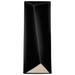 Ambiance 16 1/4"H Black White Closed LED ADA Outdoor Sconce