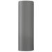 Ambiance 17"H Gray Tube Closed LED ADA Outdoor Wall Sconce