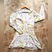 Free People Dresses | Free People Floral Mini Dress Size: M | Color: Cream/Gold | Size: M