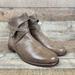 Free People Shoes | Free People Alamosa Women Sz 8 Eu 38 Taupe Brown Ankle Leather Western Boot Boho | Color: Brown/Tan | Size: 8