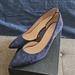J. Crew Shoes | Euc Jcrew: Suede Colette Pump Size 10.5 | Color: Blue | Size: 10.5