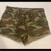American Eagle Outfitters Shorts | American Eagle Camo Hi-Rise Vintage Shorts (4) | Color: Green | Size: 4