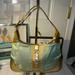 Gucci Bags | Gucci Shoulder Bag Sherry Line Jackie Canvas Blue Auth -Rehab | Color: Gold/Green | Size: Os