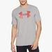 Under Armour Shirts | Grey Red Black Classic Under Armor Tee Shirt F | Color: Gray/Red | Size: S