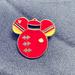 Disney Accessories | 5/ $40 Disney Pin. Cast Member Uniform Mickey Pin | Color: Red/Silver | Size: Disney Pin