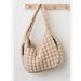 Free People Bags | Fp Movement Quilted Carryall Free People Puffy Purse Hobo Bag Off White Nwt New | Color: Cream | Size: Os