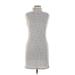 Sadie & Sage Casual Dress - Sweater Dress: Gray Marled Dresses - Women's Size Medium