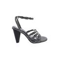 Vince Camuto Heels: Black Marled Shoes - Women's Size 8