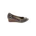 Cole Haan Wedges: Gray Snake Print Shoes - Women's Size 6