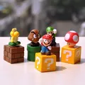 Figurines d'Action Super Marios Luigi Yoshi Modèle de Gâteau au Beurre Décoration de Voiture
