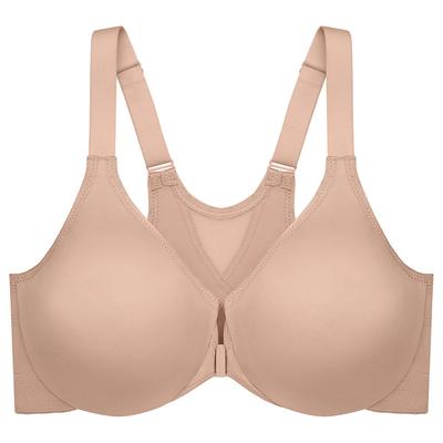 Glamorise Magiclift Wonderwire Posture Back Bra (Size 46-D) Cafe, Polyester