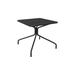 Tarrison Square Outdoor Dining Table Metal in Black | 29.5 H x 32 W in | Wayfair ATG21SQ32BL