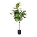 Lazio Faux Fiddle Leaf Fig Tree In Plastic Pot Artificial Plant for Living Room House Office Decoration | 60 H x 20 W x 27 D in | Wayfair