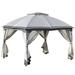 Arlmont & Co. Siddie 12 Ft. W x 10 Ft. D Steel Patio Gazebo | Wayfair AF24ED9E33724B28AD721FE047B45716